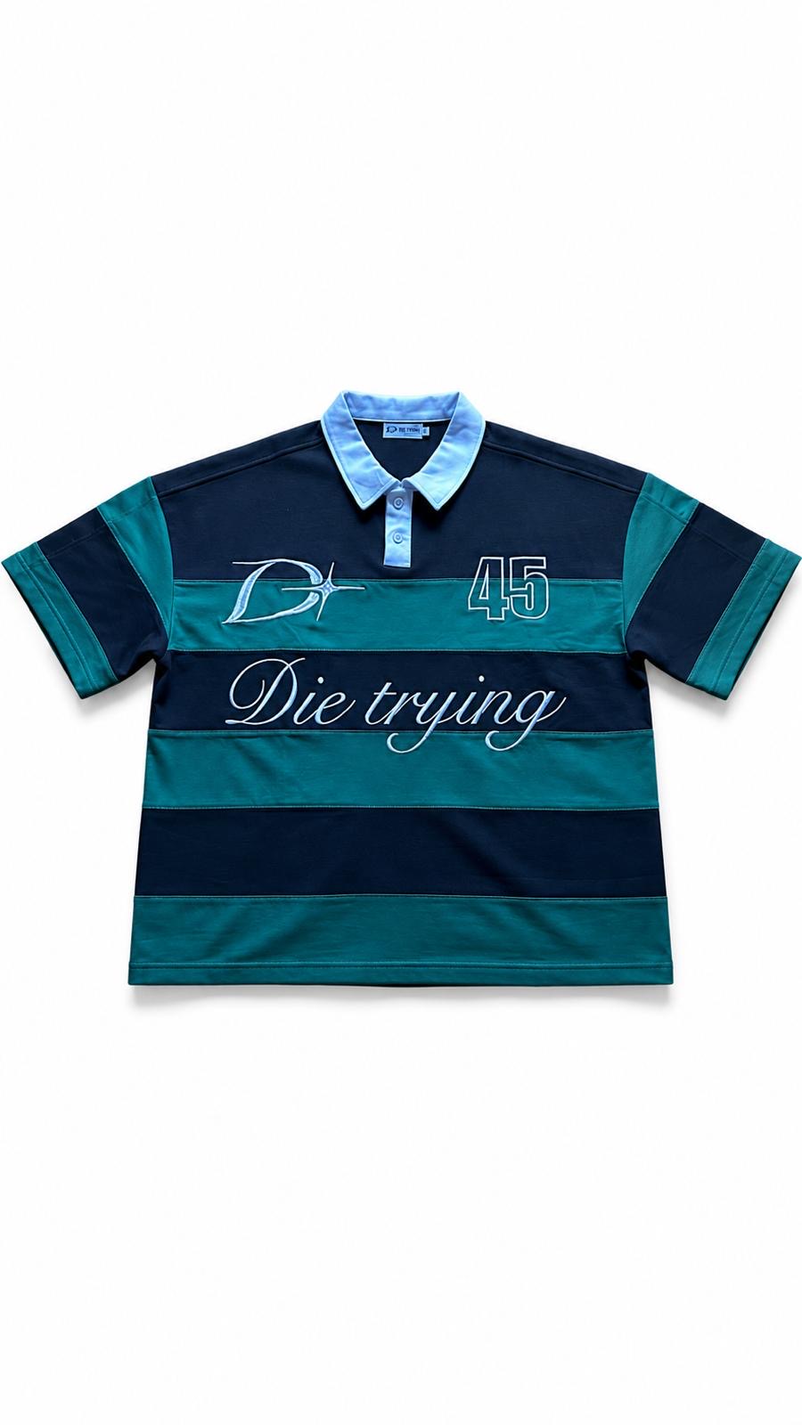 DIE TRYING GREEN POLO SHIRT 45